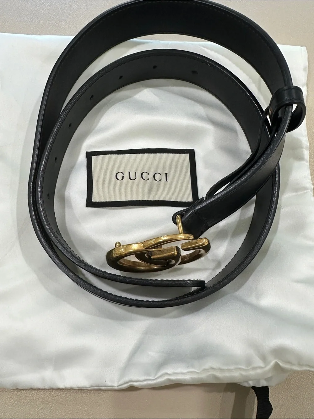 Gucci GG Marmont Leather belt